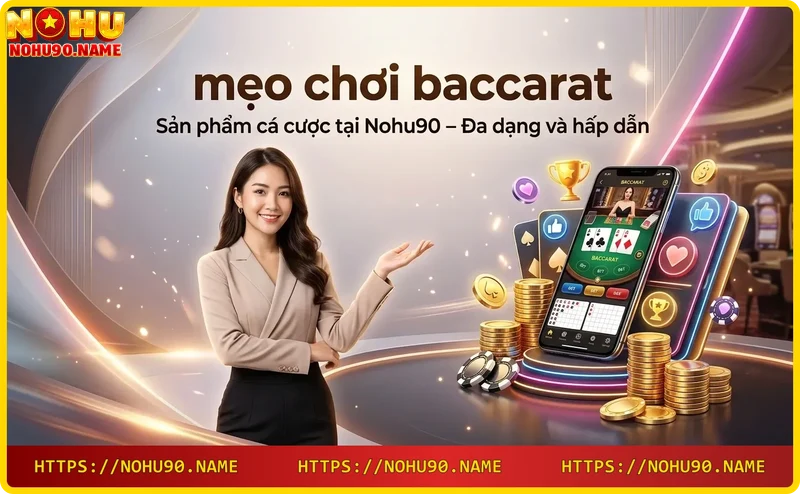 Các sản phẩm cá cược đa dạng tại Nohu90 bao gồm baccarat, slot, thể thao và xổ số