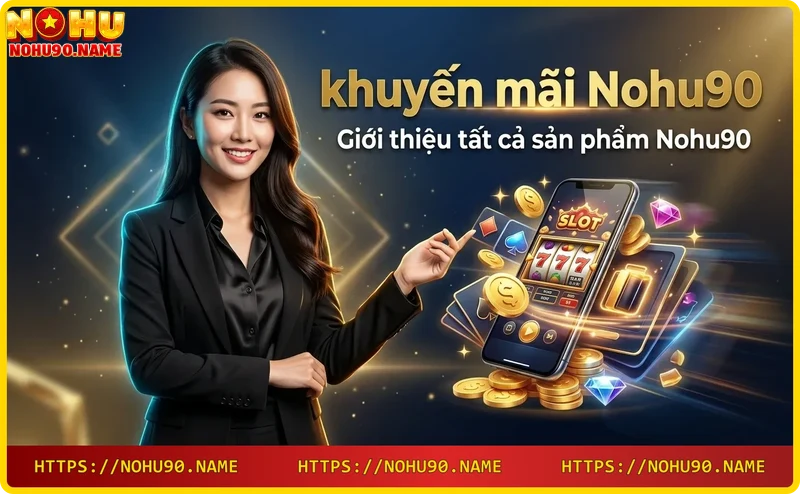 Các sản phẩm chính của Nohu90: thể thao, slot, casino, xổ số