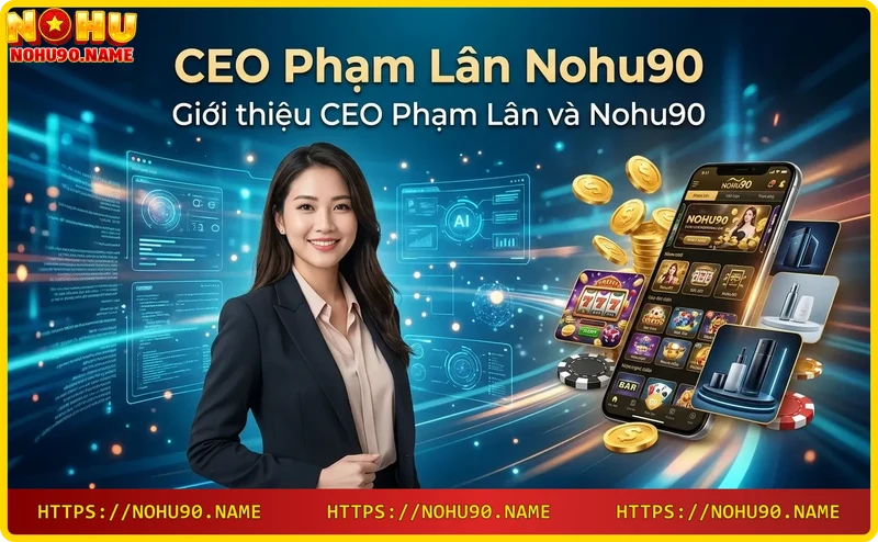 CEO Phạm Lân Nohu90 – Tầm nhìn phát triển nhà cái trực tuyến