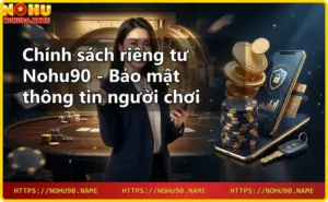 Hình ảnh bảo mật Nohu90 với ổ khóa kỹ thuật số