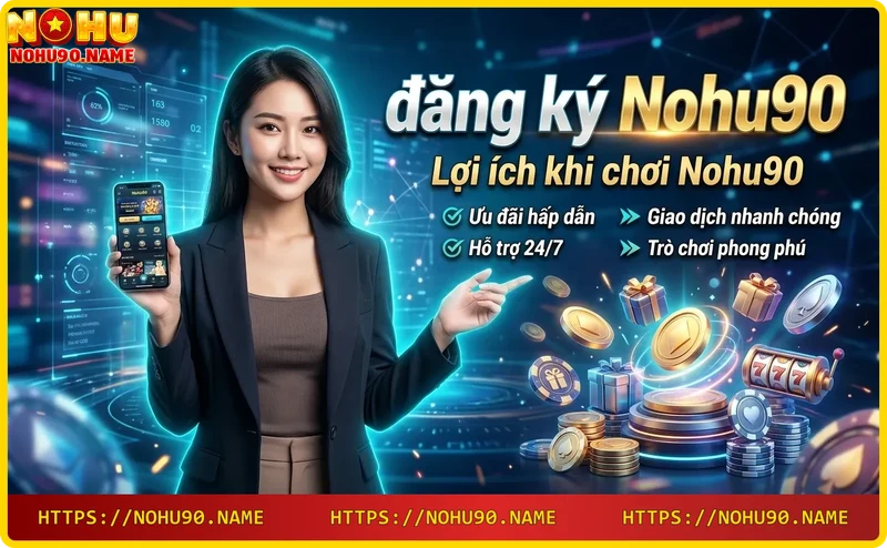 Lợi ích Nohu90: thưởng chào mừng, bảo mật, giao dịch nhanh, hỗ trợ