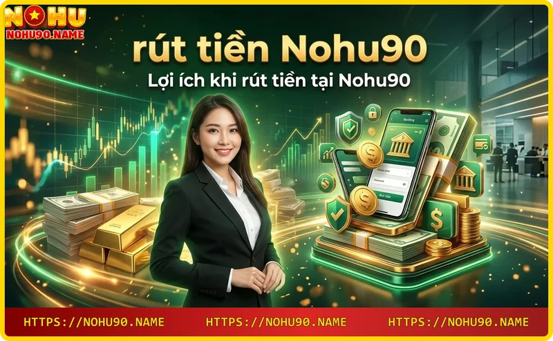 Lợi ích rút tiền nhanh Nohu90 - thời gian xử lý nhanh chóng