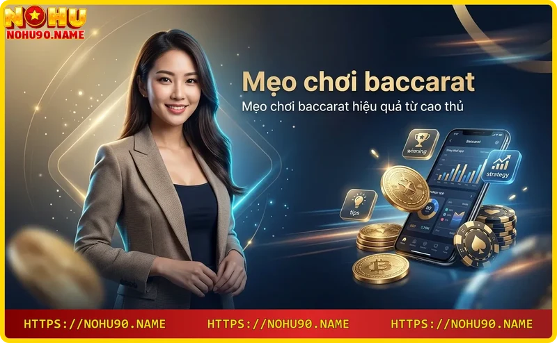 Người chơi đang áp dụng chiến thuật gấp thếp và quan sát lịch sử bàn baccarat