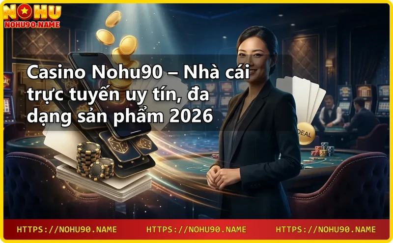 Nohu90 giới thiệu nhà cái casino trực tuyến uy tín với đa dạng trò chơi
